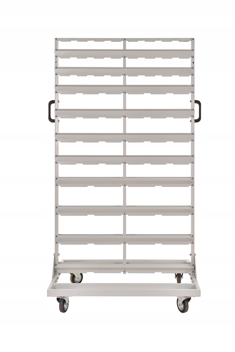 Стеллаж для мастерской на колесах, 120 шт. контейнеров