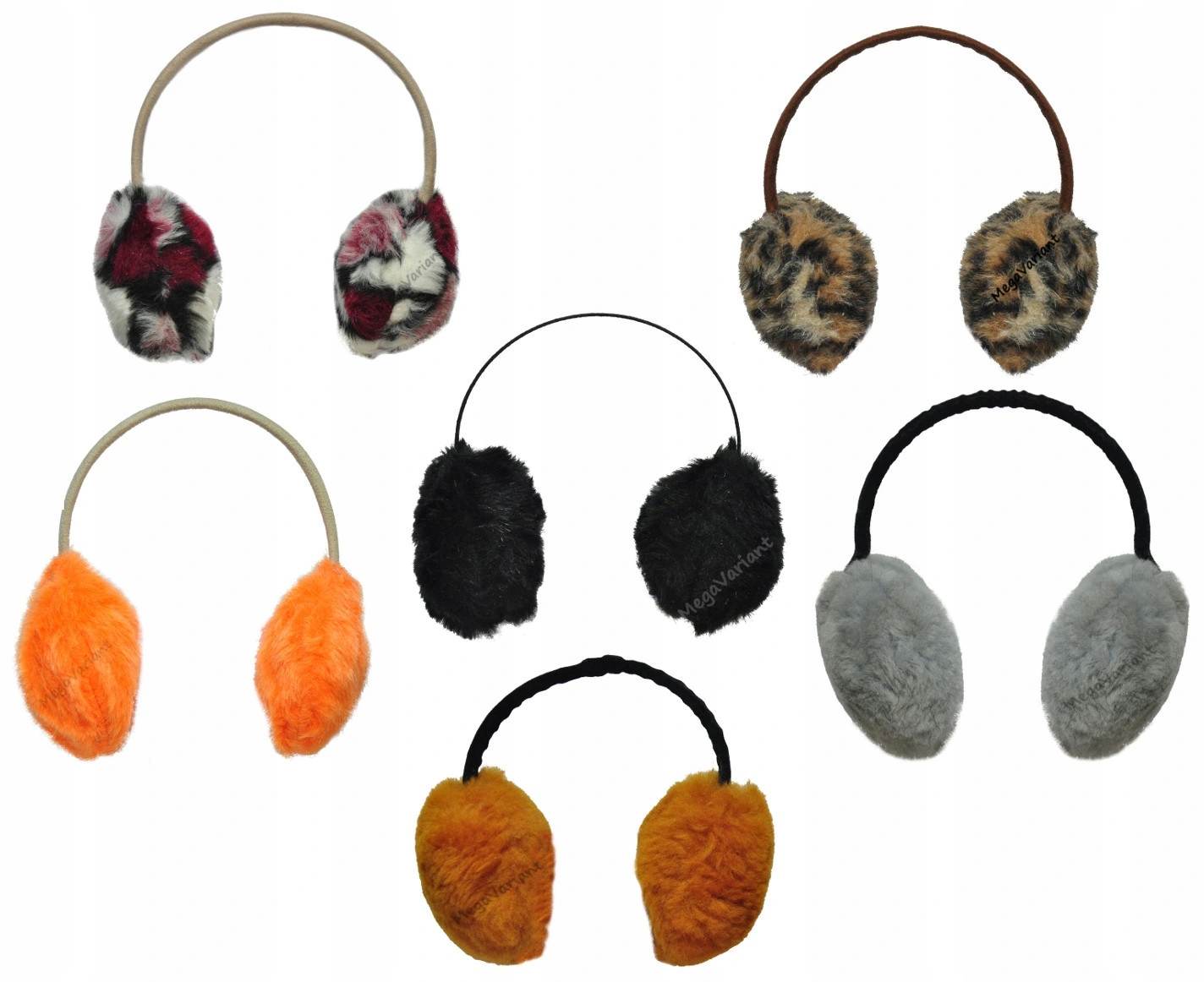 CIEPŁE NAUSZNIKI FUTRZANE KOLORY OPASKA SŁUCHAWKI Płeć uniseks