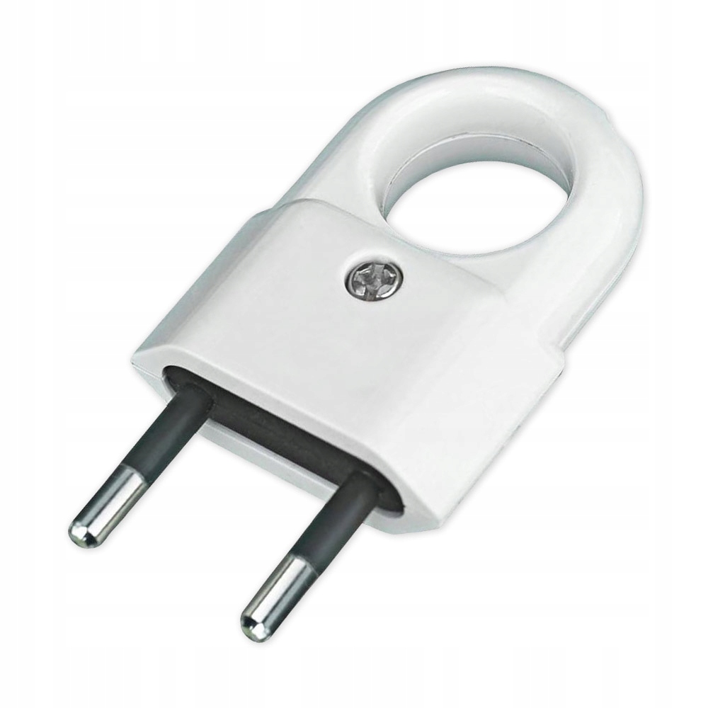 

Wtyczka Prosta Z Uchwytem B/u 250V ZN-11-BI Biała
