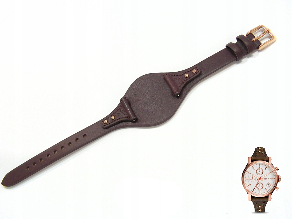 Pásek Fossil ES3616 ES3838 hnědý, originální