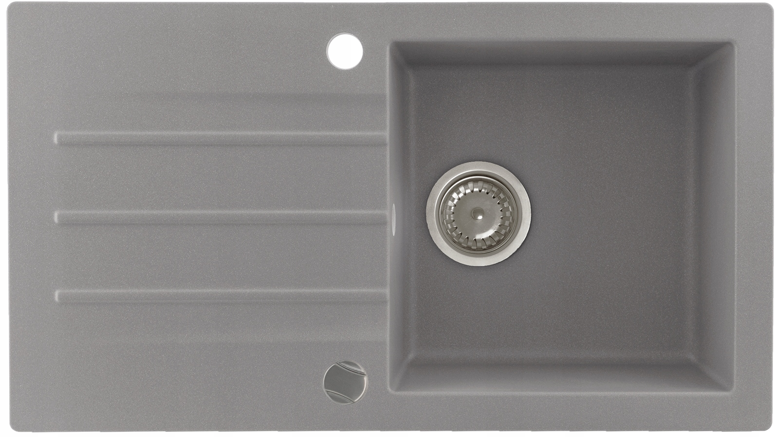 Zlewozmywak Kernau Kgs A 50 1B1D Grey Metallic