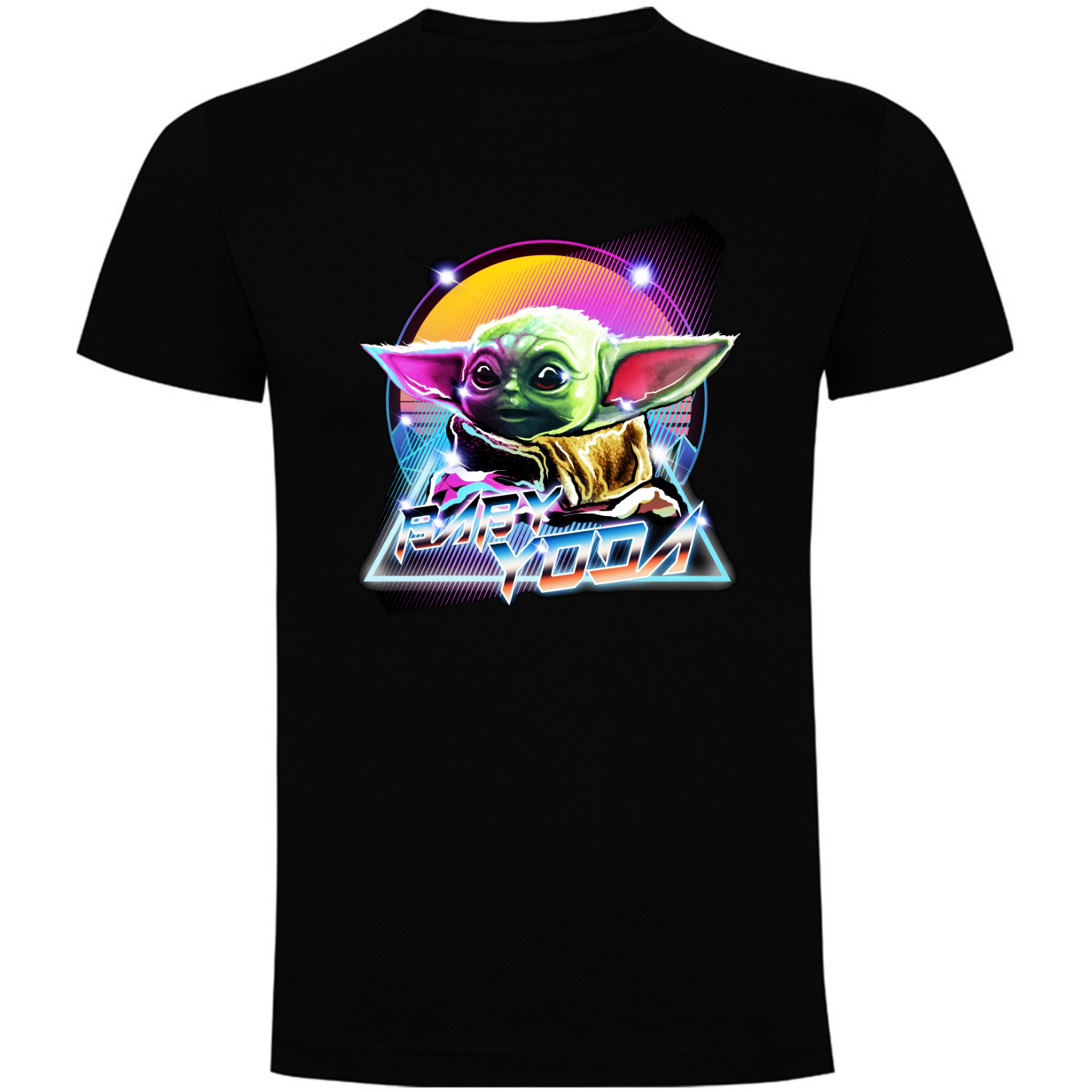

Koszulka Star Wars Baby Yoda VaporWave 80s M