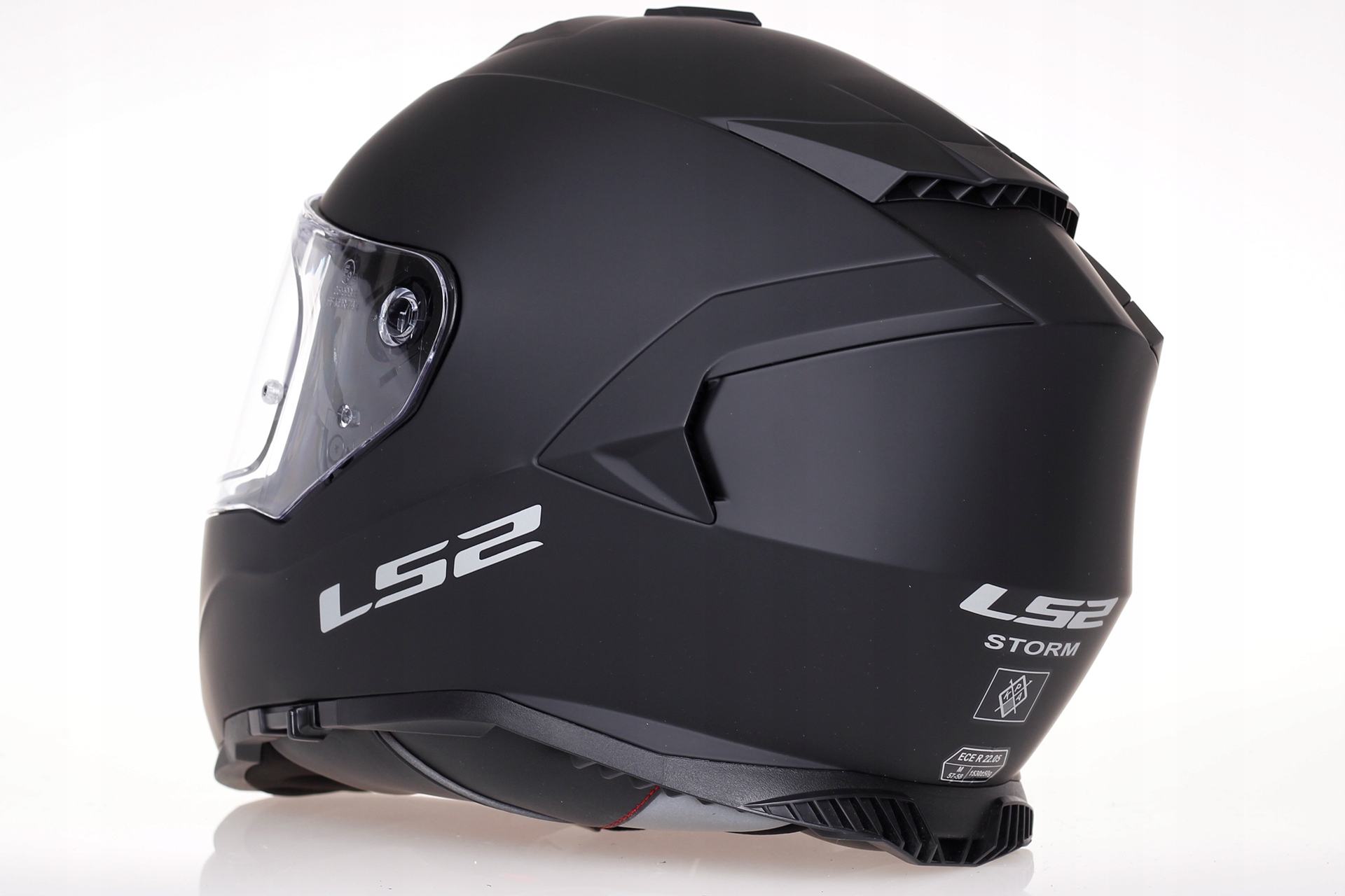 LS2 FF800 STORM BLACK MATT KASK INTEGRALNY GRATISY Rozmiar S