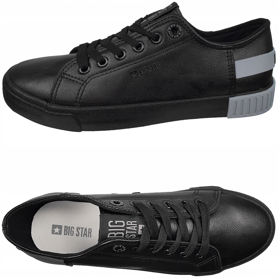 

Trampki damskie Big Star czarne buty FF274177 39