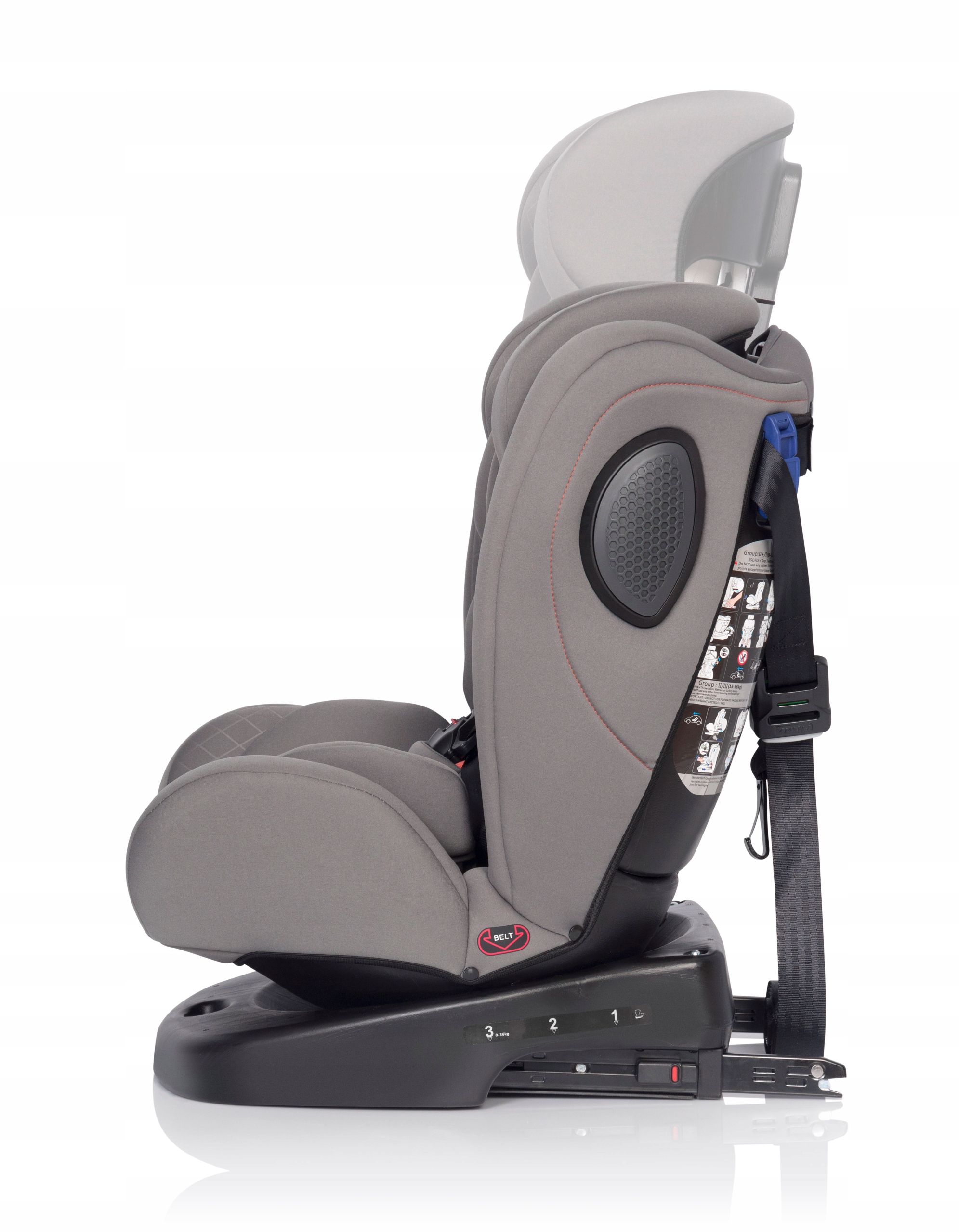 Fotelik samochodowy Colibro Omni 0-36kg ISOFIX 360 Wysokość produktu 63.5 cm