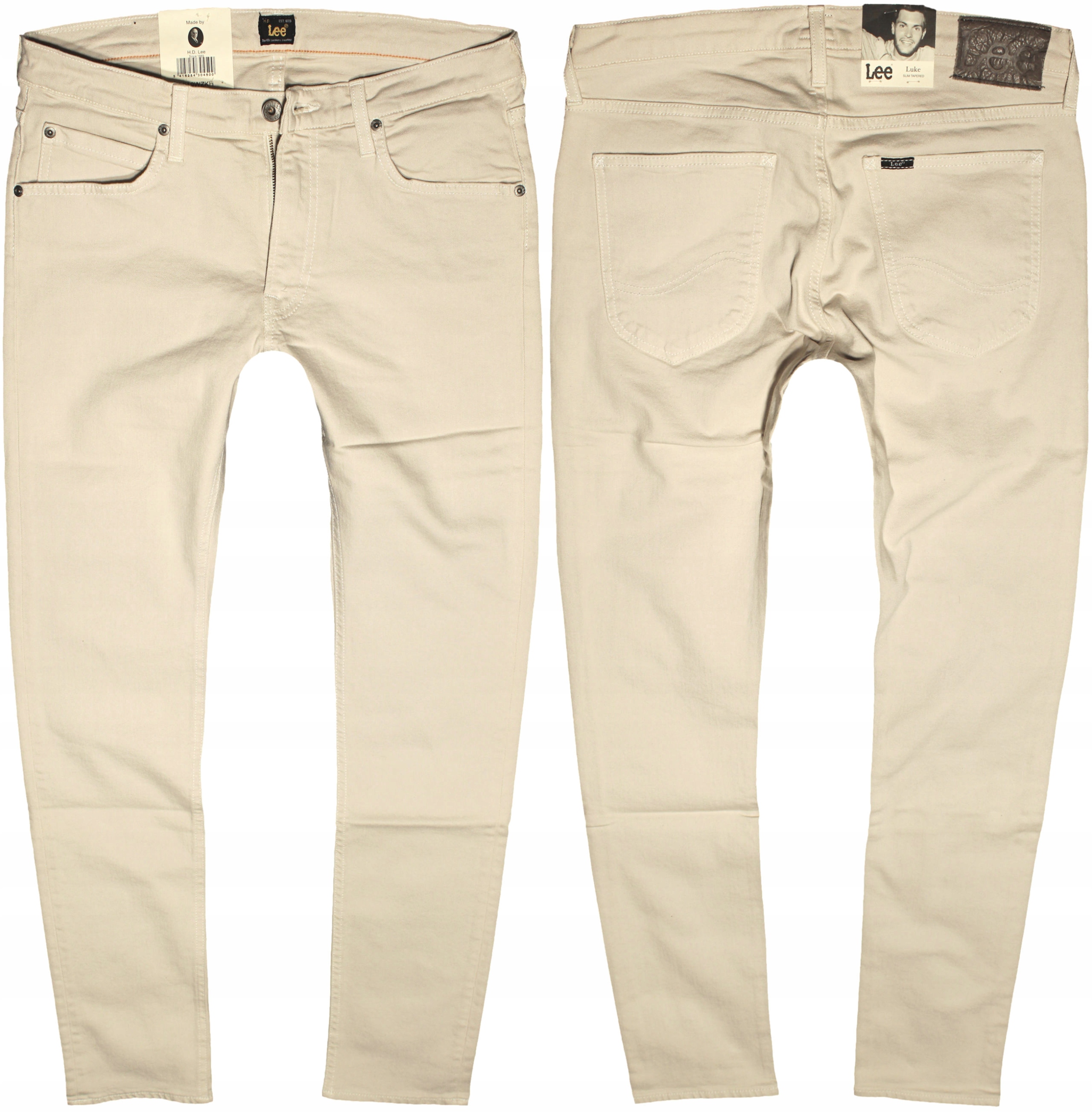 

Lee Luke slim tapered W31 L32 rurki L719WZKH białe
