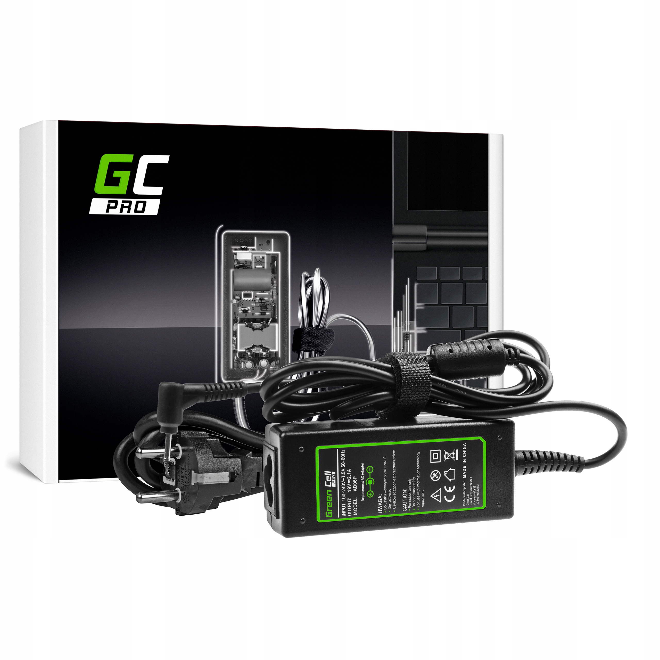 

Zasilacz Ładowarka do Asus 19V 2.1A 40W 2.5-0.7mm