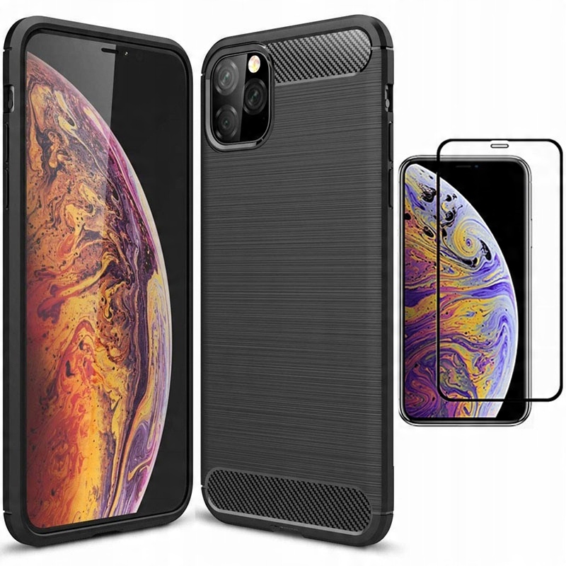 

Etui Carbon Case Do Iphone 11 Pro Max +szkło 5D