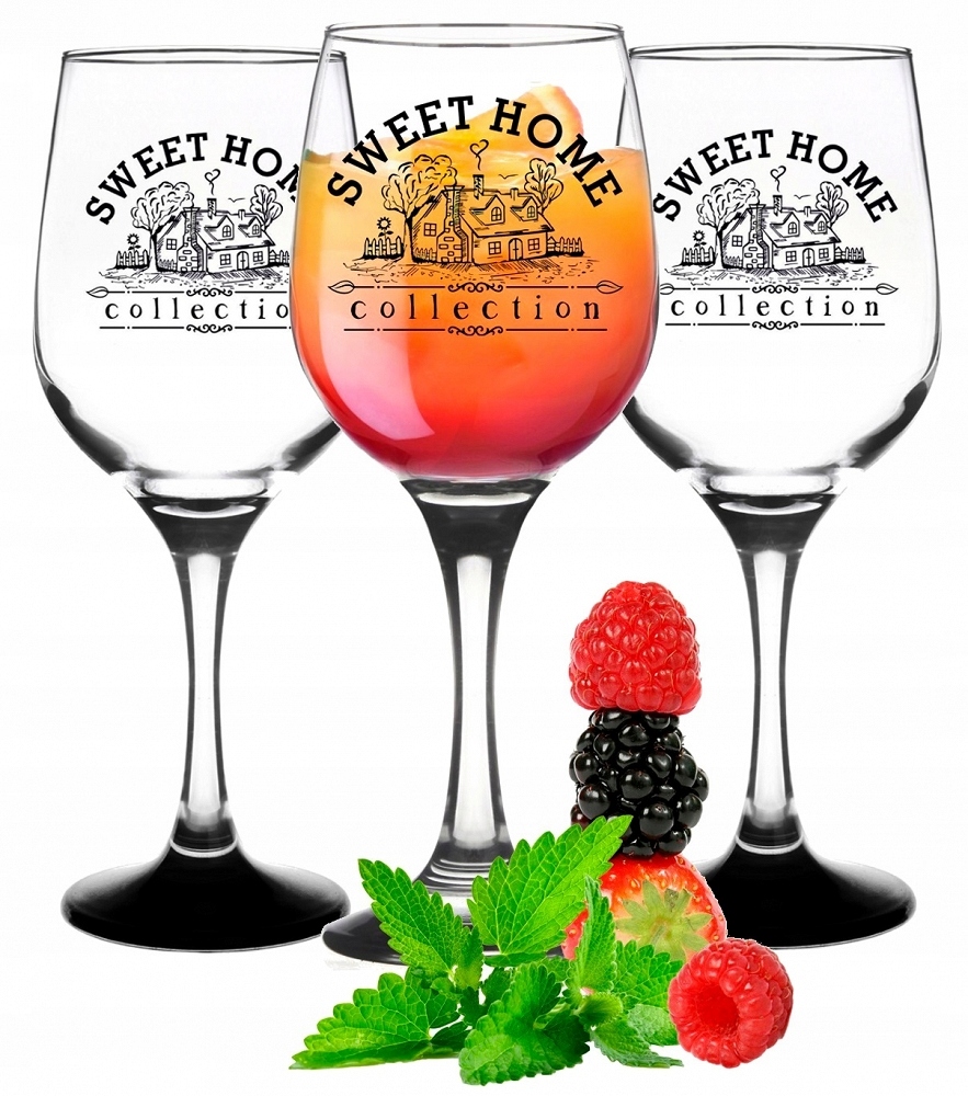 

Kpl. 3 Kieliszki na wino 250ml Sweet Home Glasmark
