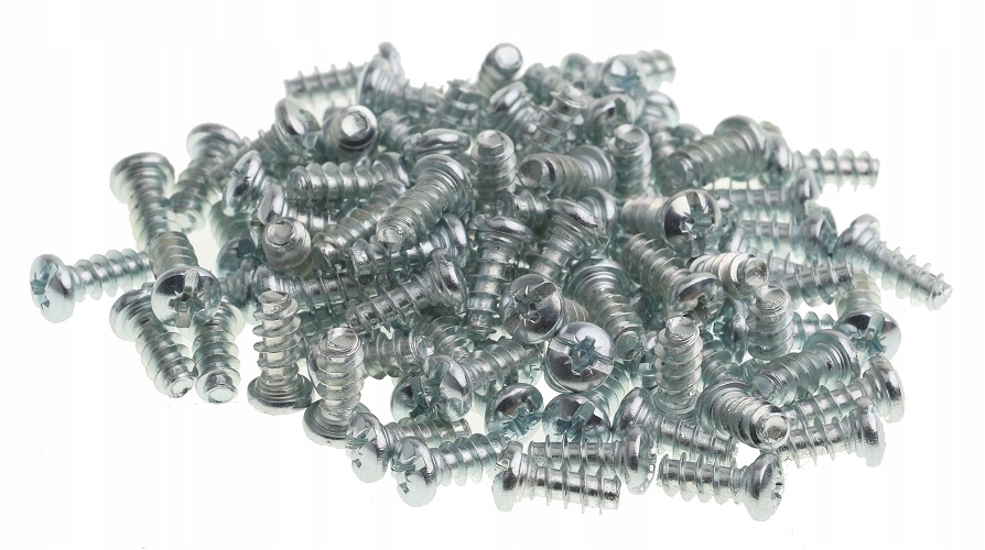 

Wkręty Euro Do Mebli Drewna Zawiasów 6,3 x 13 mm