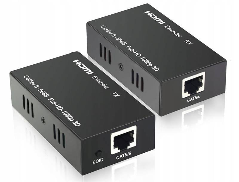 Konwerter HDMI - LAN RJ45 60m Przedłużacz Extender Złącza inne