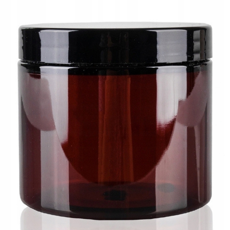 

Pudełko plastikowe Brąz 200ml z nakrętką czarną x5