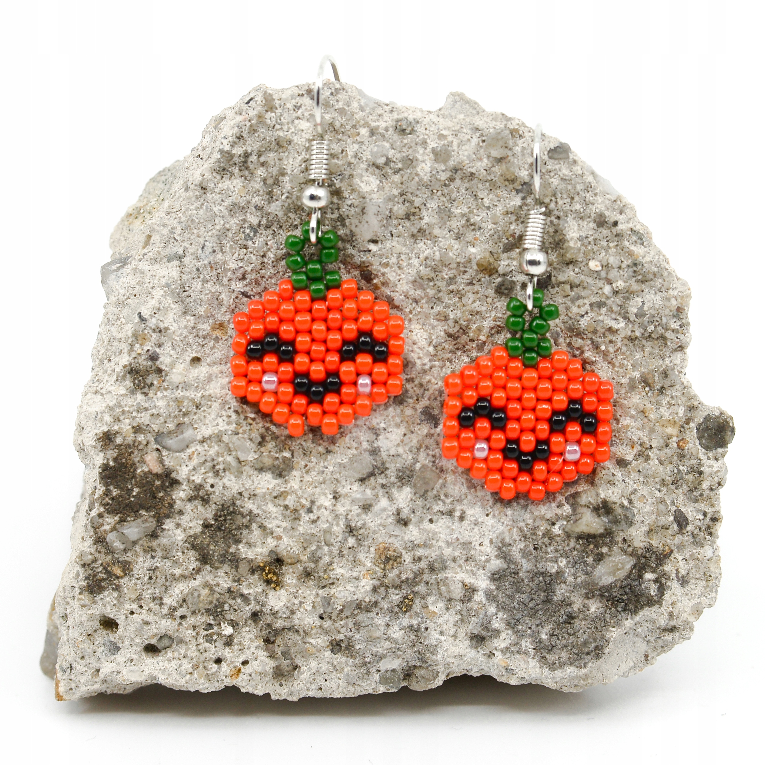 

Halloween Kolczyki wiszące pomarańczowe dynia