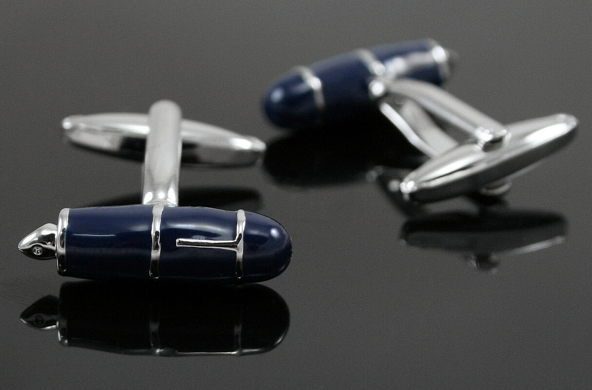 Tematyczne Spinki do Mankietów ALTIES- PIÓRO Płeć mężczyzna