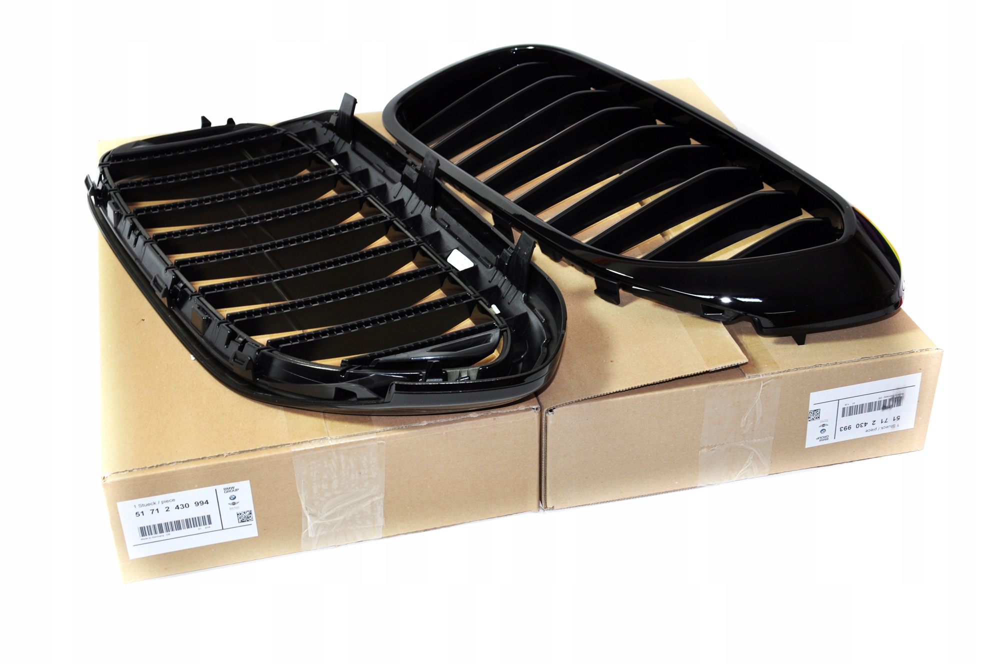 OE BMW ATRAPY NERKI M PERFORMANCE KPL 5 G30 G31 Kolor czarny