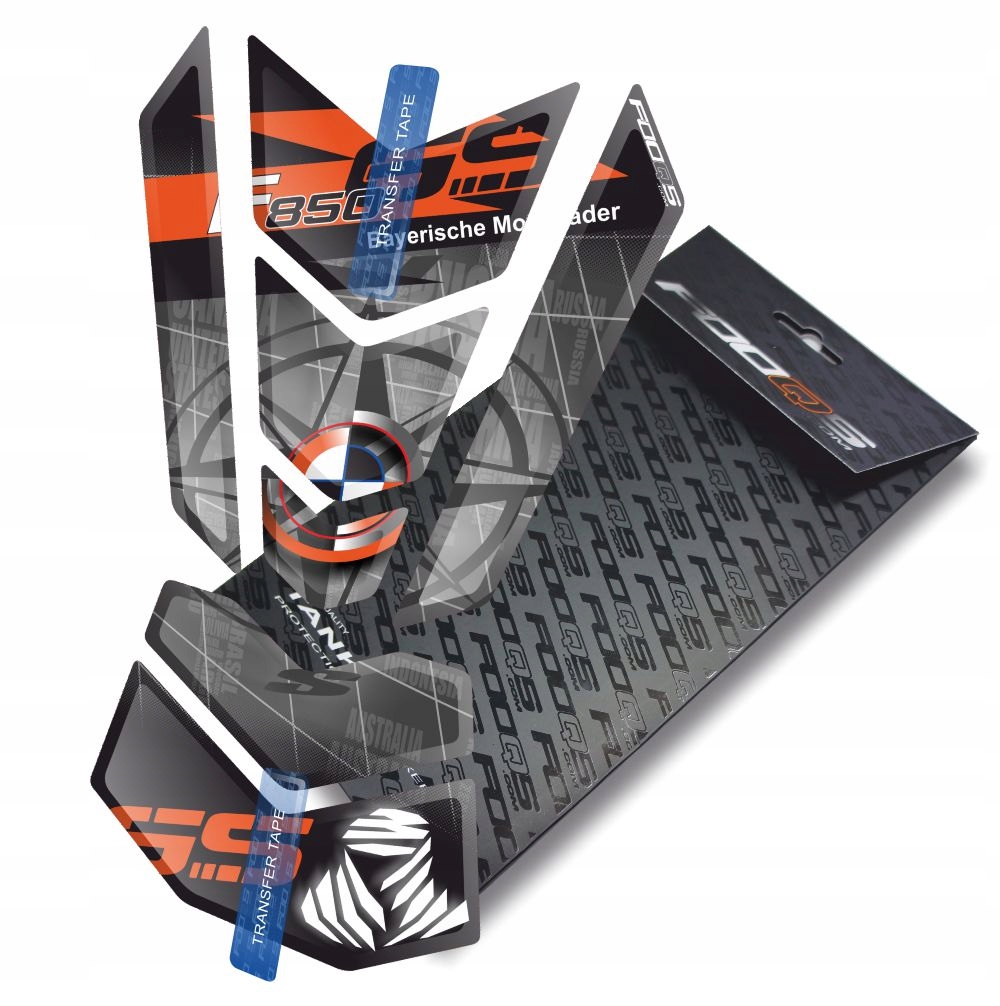 Tank-pad od firmy Fooqs pro Bmw F-850-GS Oranžový