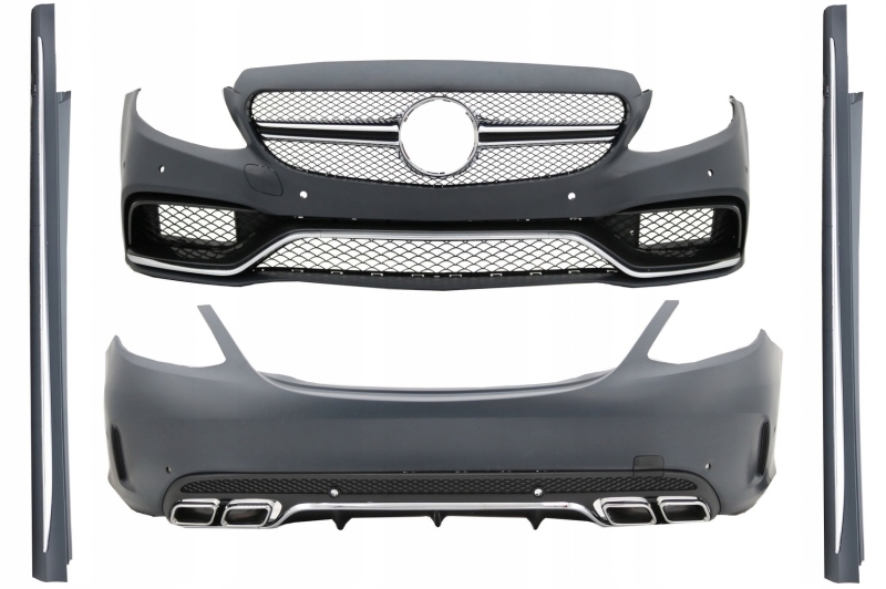 BODY KIT MERCEDES W205 LOOK AMG C63 GRILL
