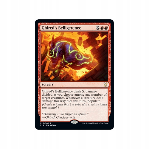 Mtg Ghired's Belligerence (Rare)