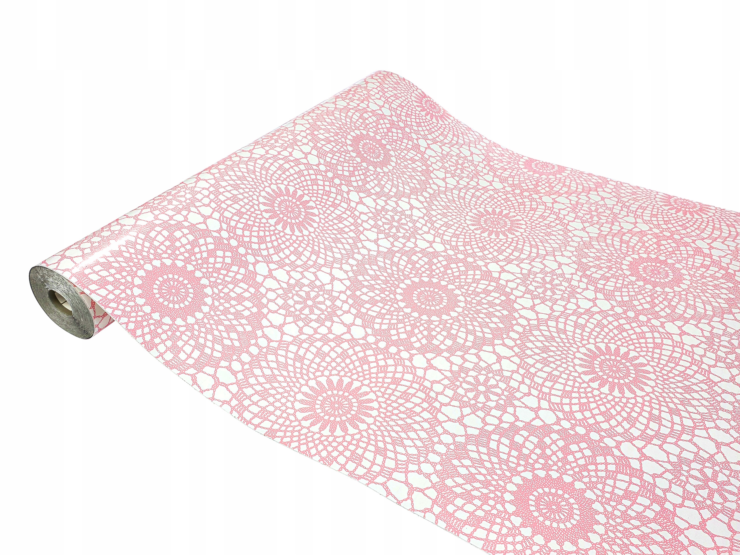

Okleina Meblowa Folia Pcv Koronka Różowa 45x50 W46