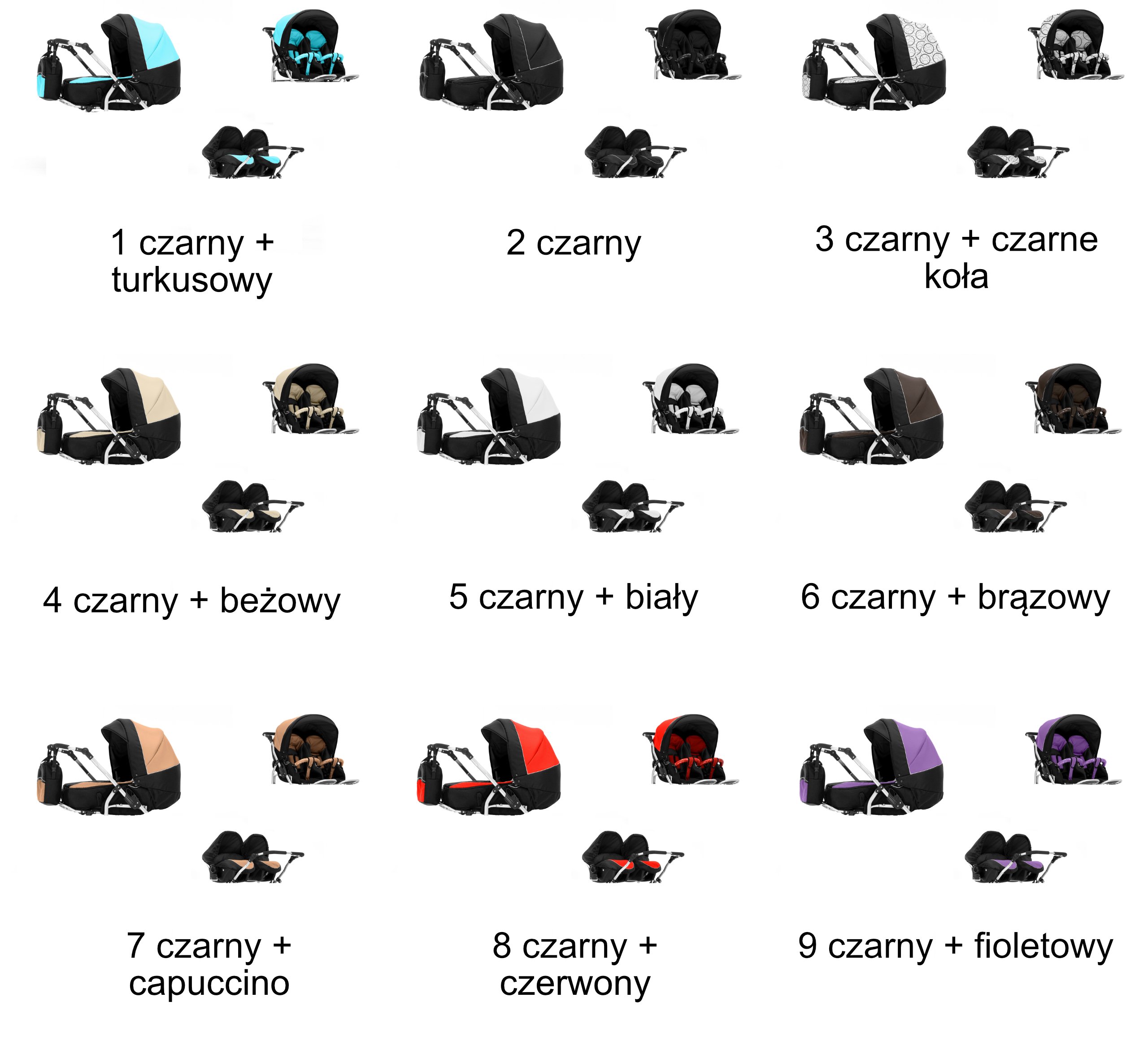 POLSKI WÓZEK NA PASKACH + 2 FOTELIKI ISOFIX + ADAPTER. Stelaż Aluminiowy Metalowy