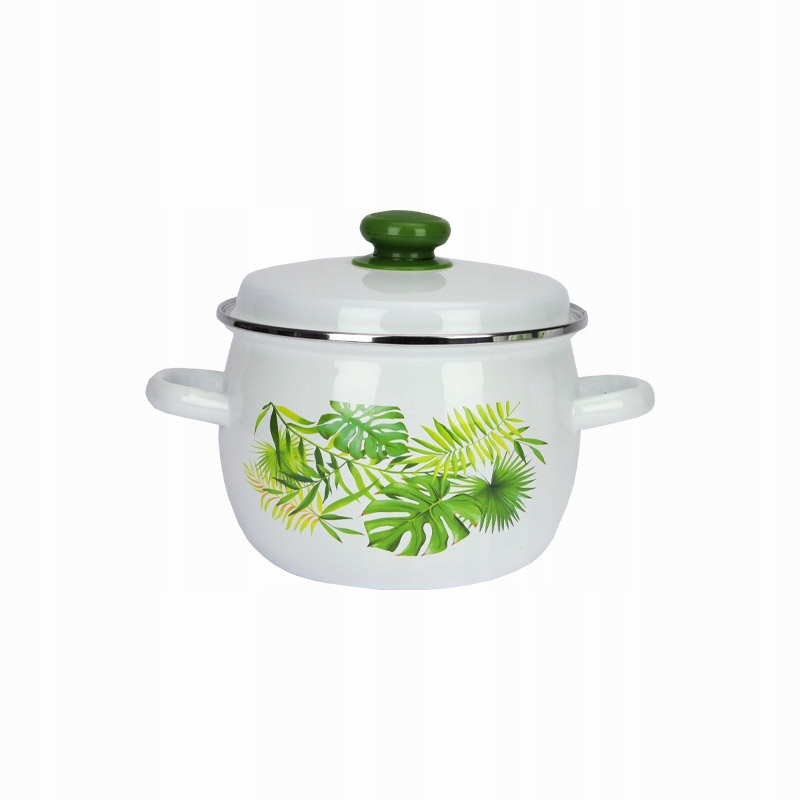 MONSTERA Komplet garnków emaliowanych 8 el pokrywy Kod producenta 5902645012828