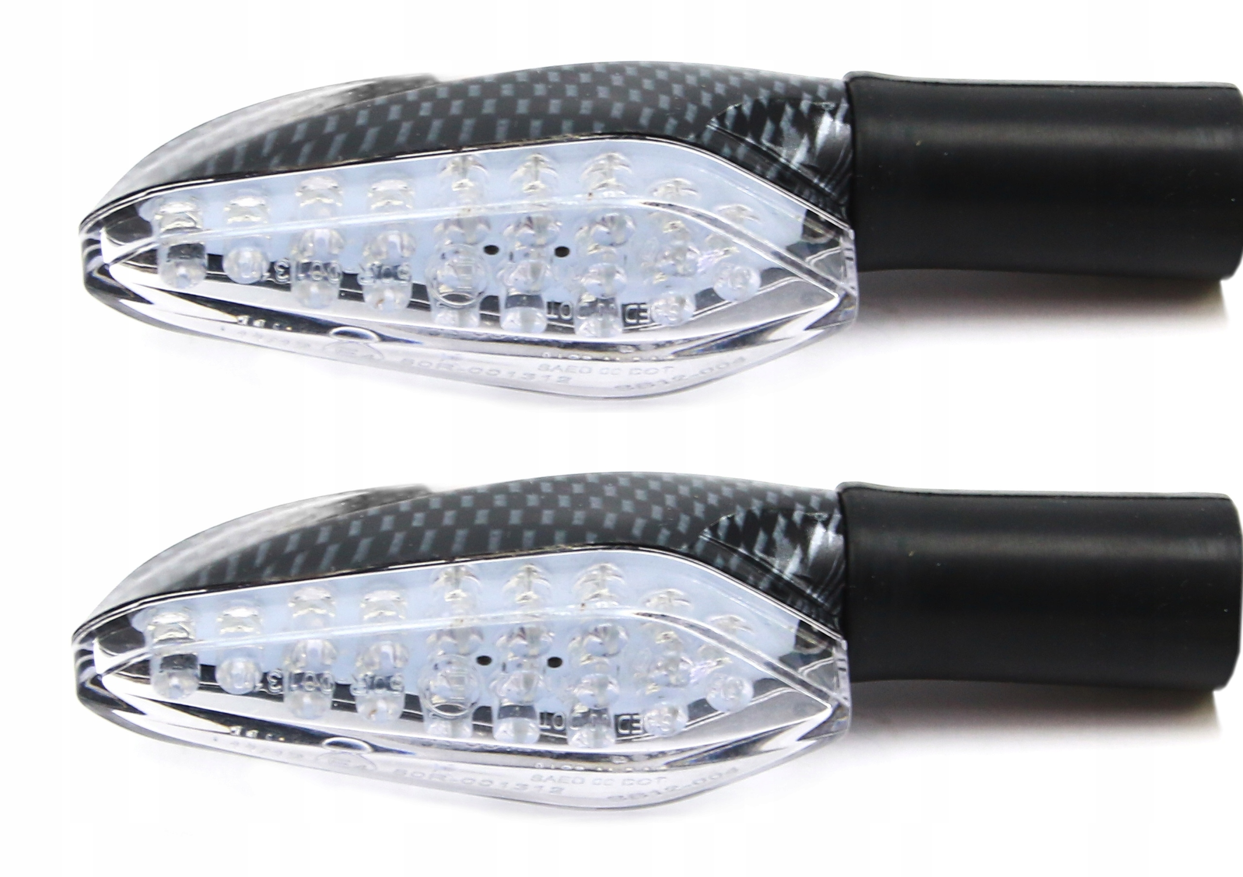 UNIWERSALNE KIERUNKOWSKAZY LED CARBON HOMOLOGACJA