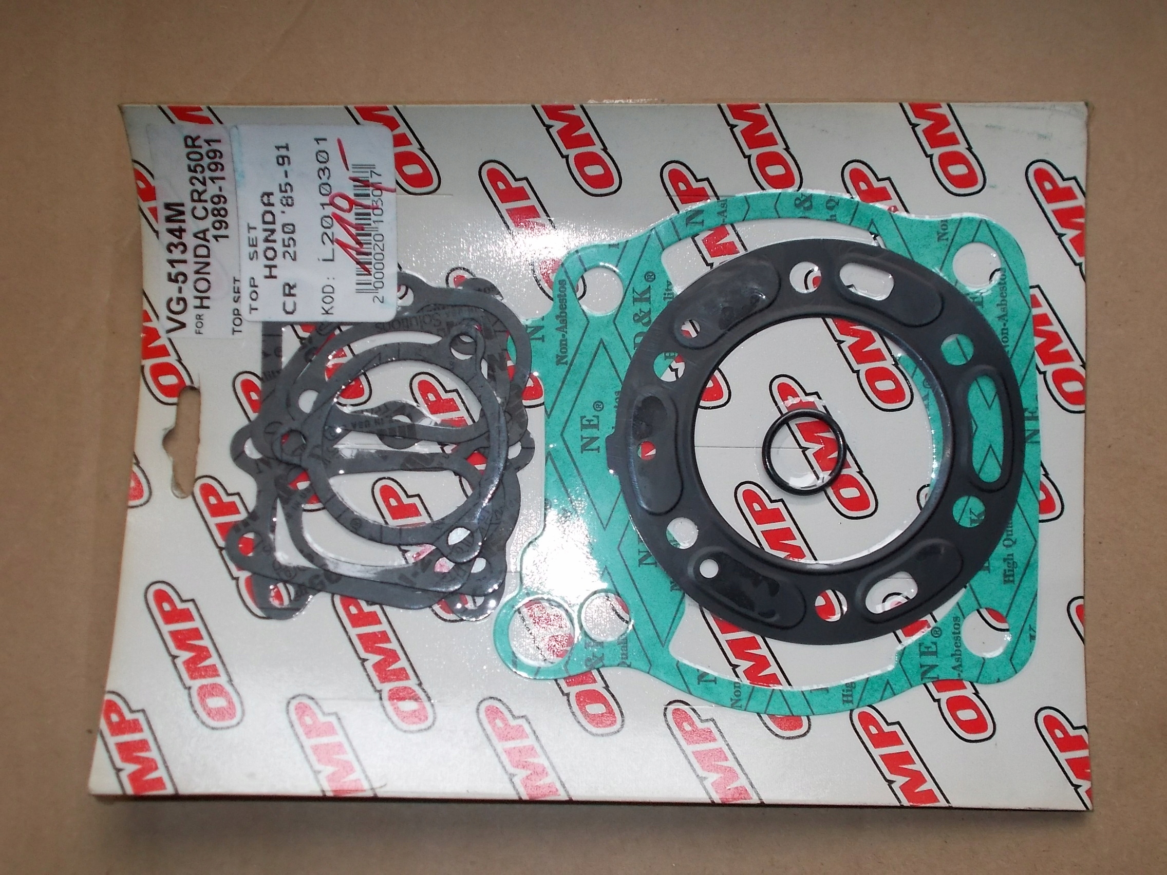 USZCZELKI HONDA CR 250 89-91 TOP END Numer katalogowy części l2010301