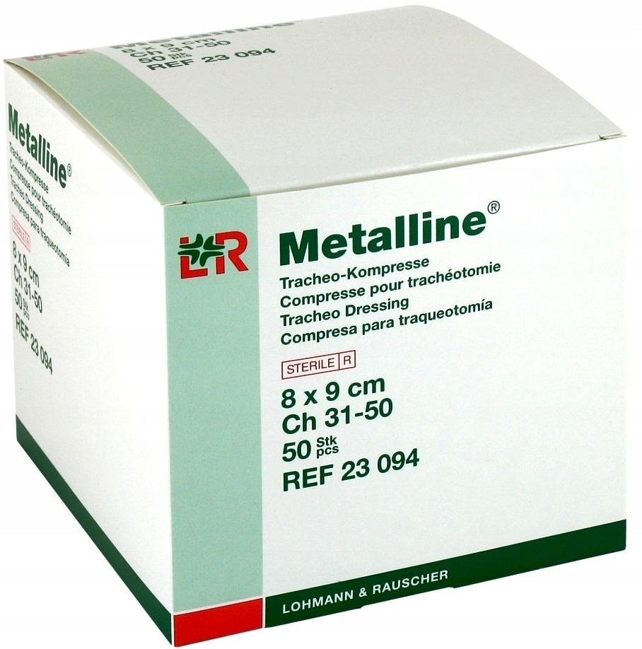 

Lr Metalline kompres tracheostomijny 8x9cm 50szt.