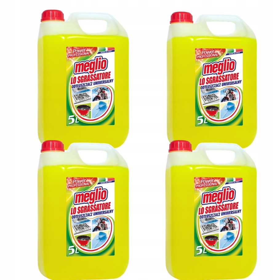 

Odtłuszczacz Uniwersalny Meglio Lemon 4x5l