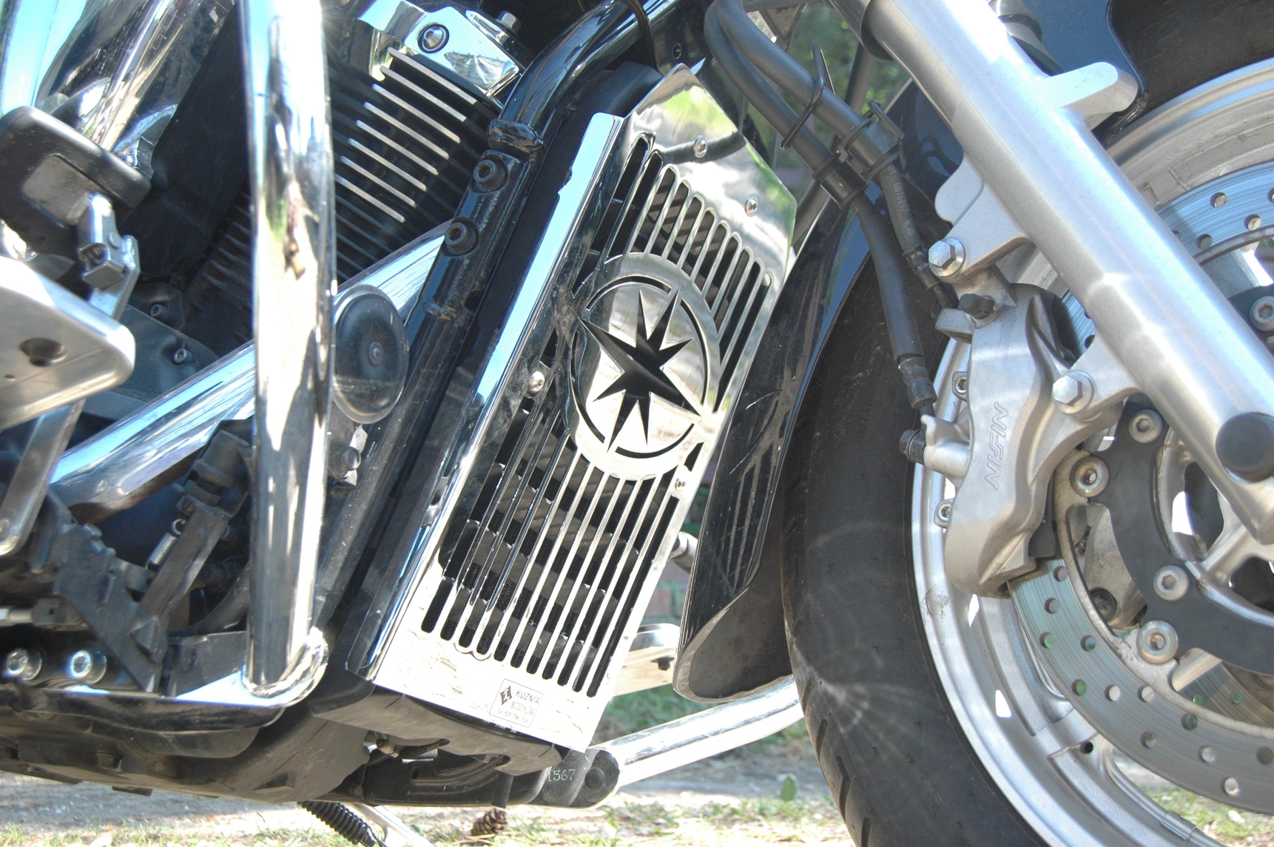 YAMAHA XVS1300 MIDNIGHT STAR OSLONA CHLODNICY