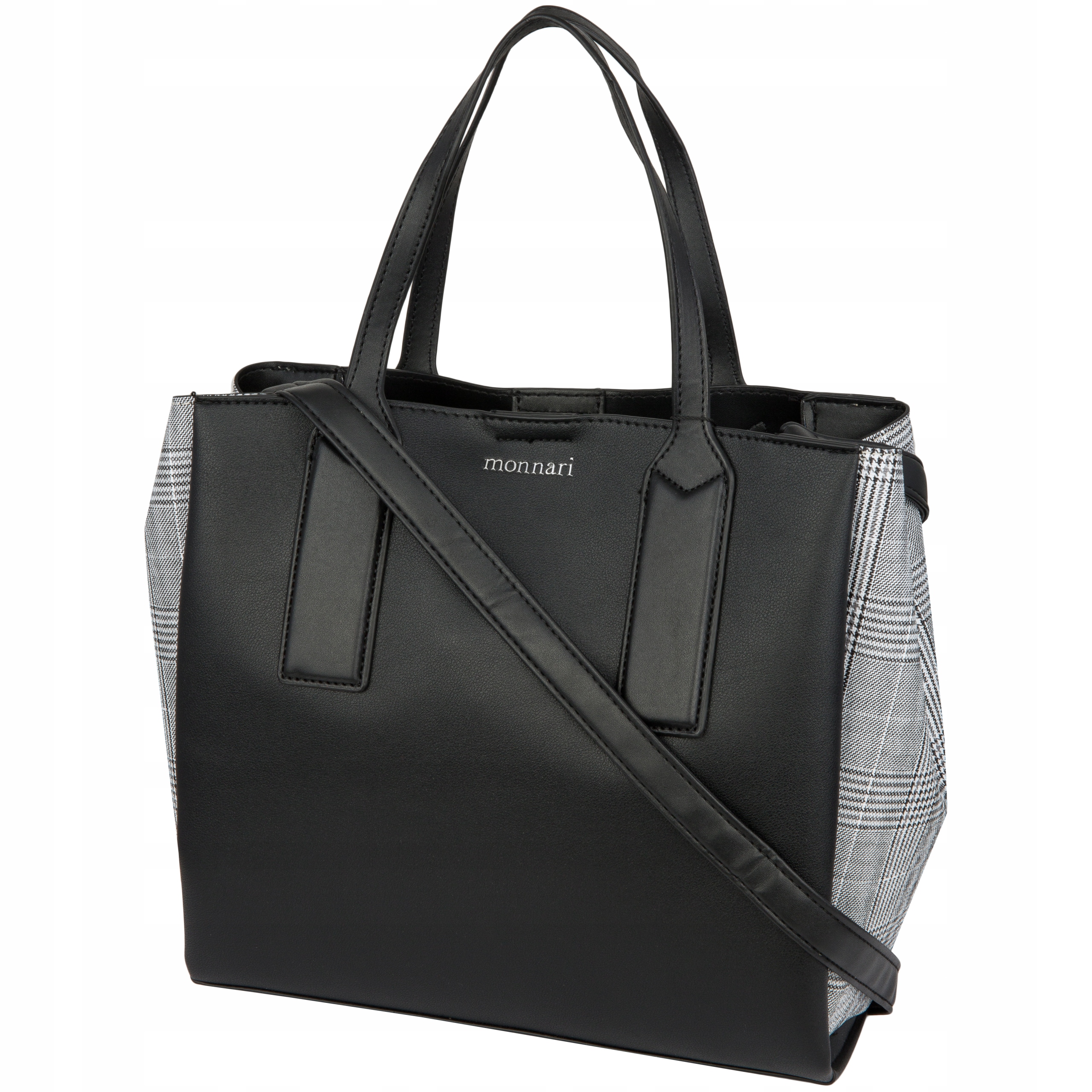 Torebka Damska Monnari Kuferek Czarny Pasek Płeć kobieta