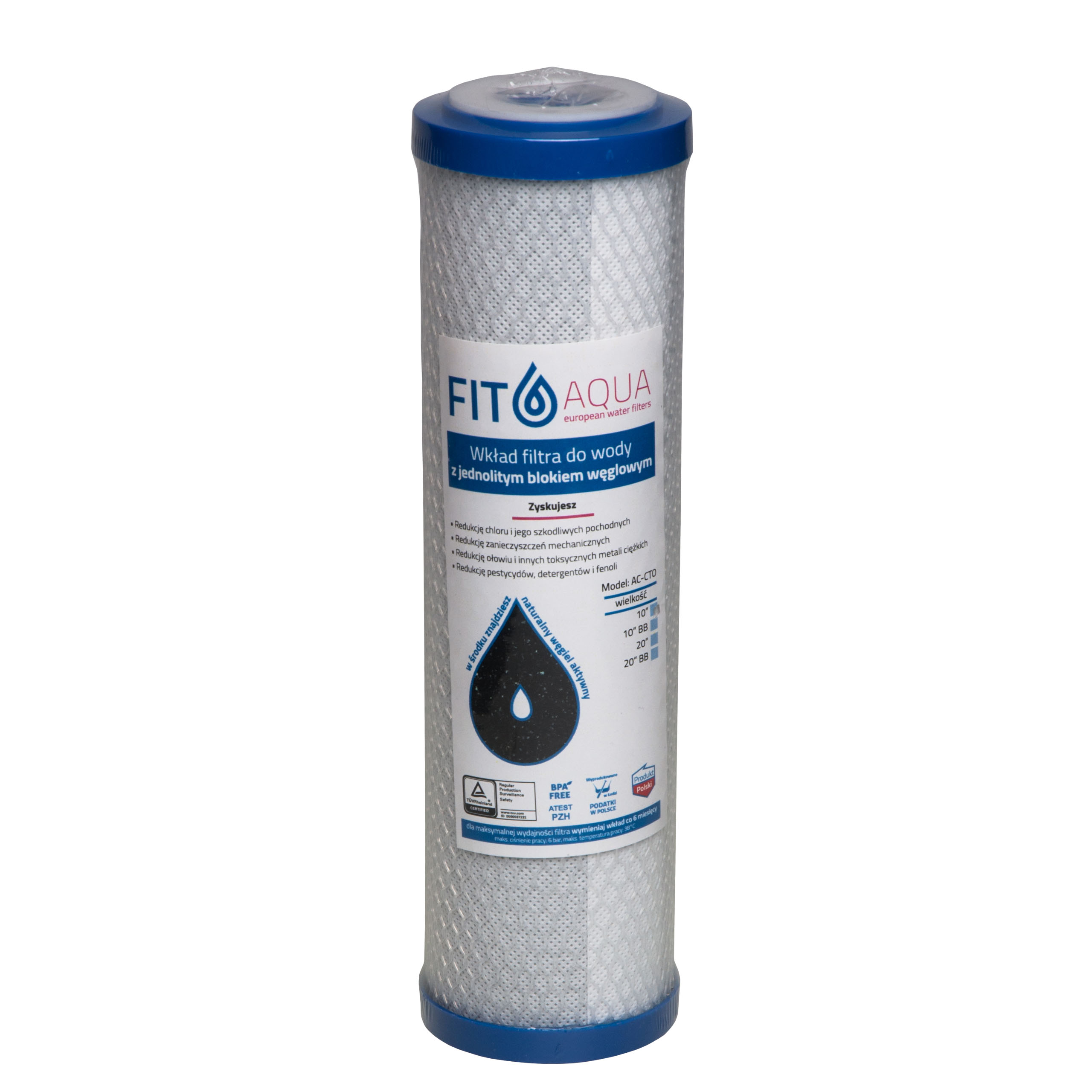 

AC-CTO-10 Wkład Węglowy do osmozy Ro 4567 FITaqua