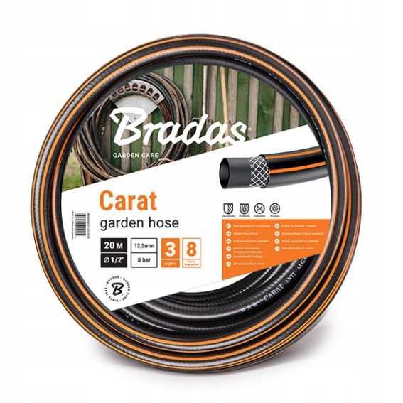 Zahradní hadice Hnědá 25 m Zbrojní pro zahradu 3 Vrstvy Carat Pvc 3/4"