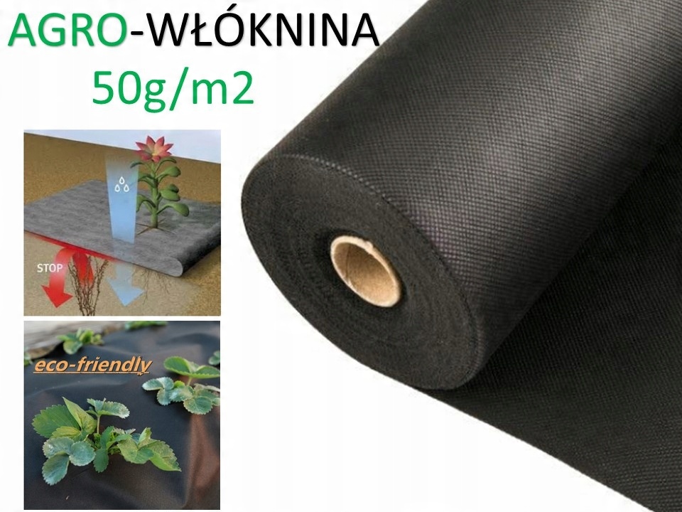 

Agrowłóknina 50G/M2 Na Chwasty 1,6x100mb