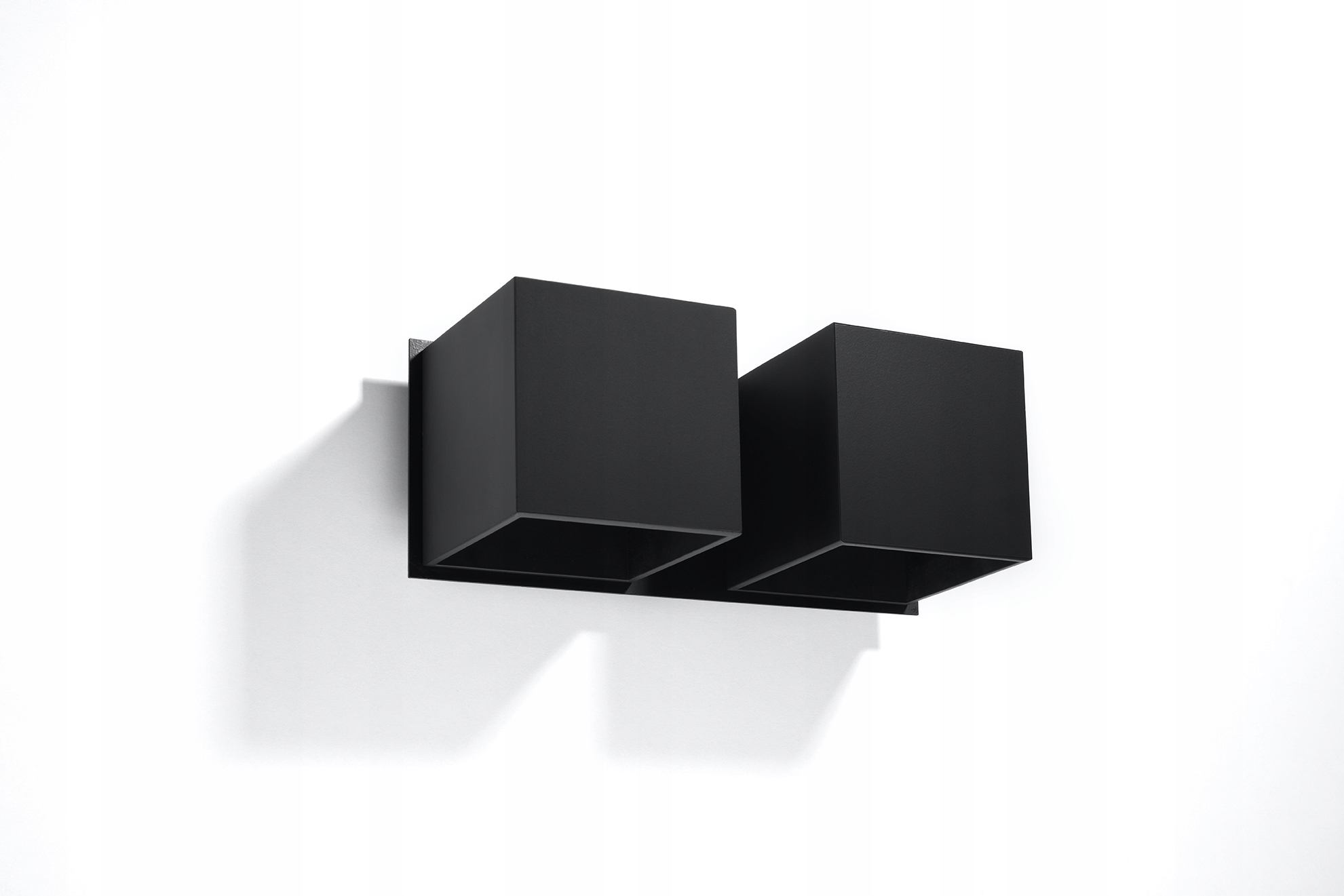 Oprawa Lampa Kinkiet QUAD 2 Czarny LED Loft SOLLUX EAN (GTIN) 5903282706569