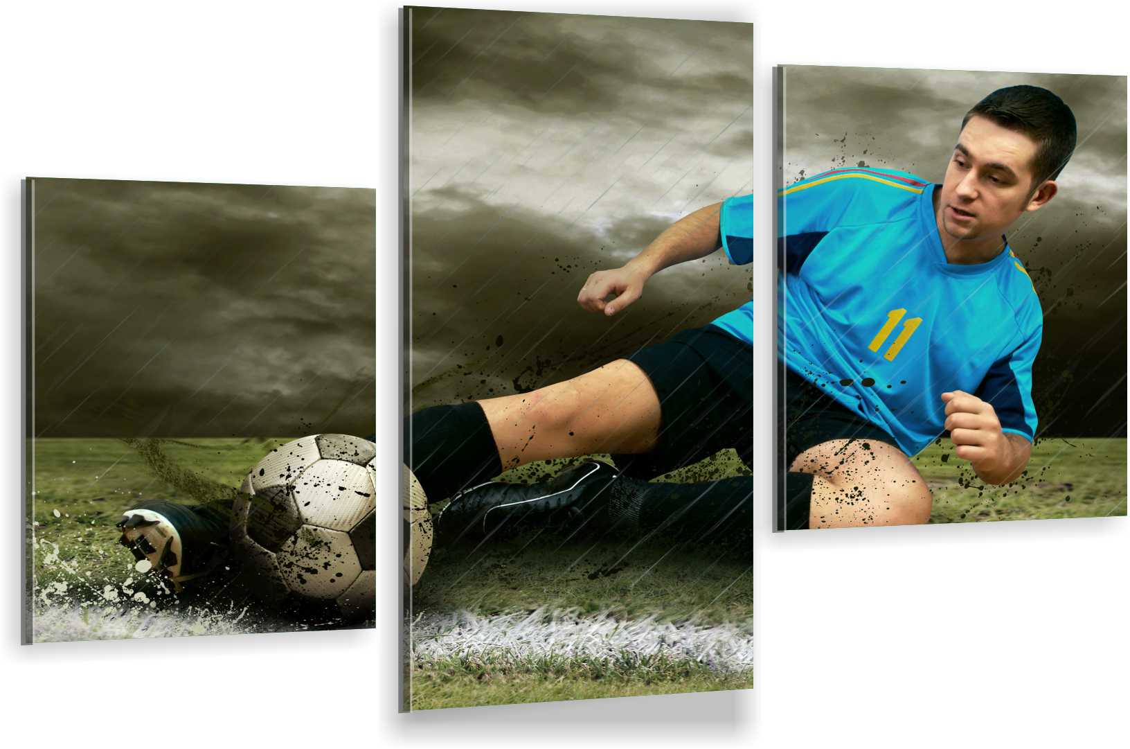 

Tryptyki Obraz Na Ścianę Piłkarz Sport 800 Wzorów