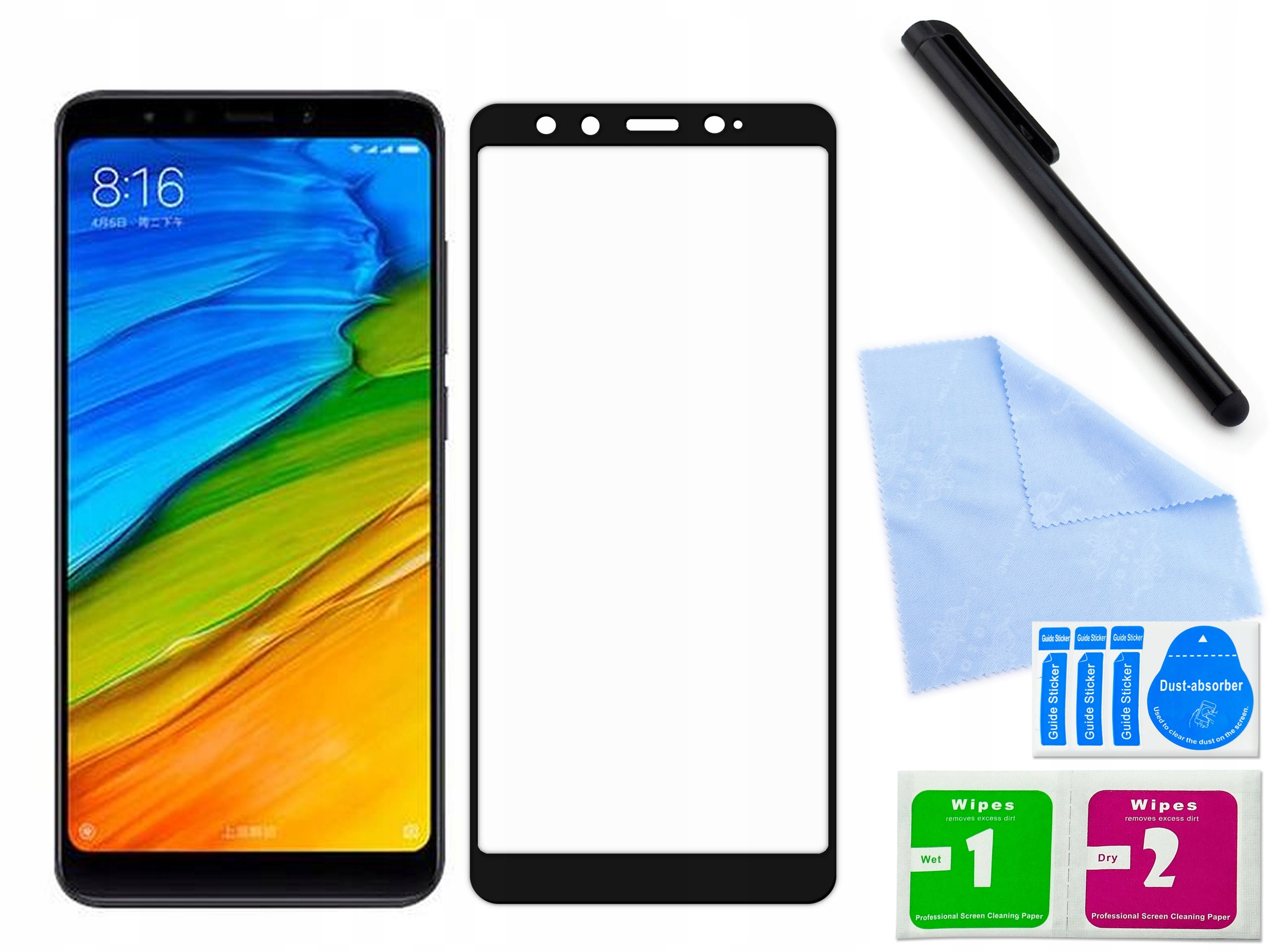 

Zaokršglone szkło hartowane do Xiaomi Mi A2 Czarne