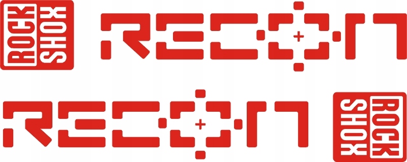 RECON ROCK SHOX naklejki widelec 130C RÓŻNE KOLORY
