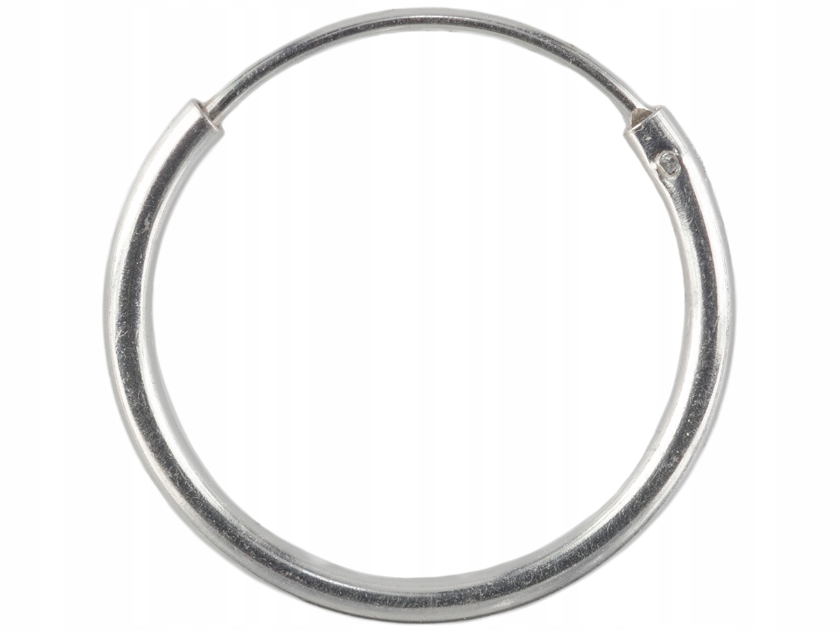 

Versil kolczyk kółka koła oponki 14 mm Srebro 925