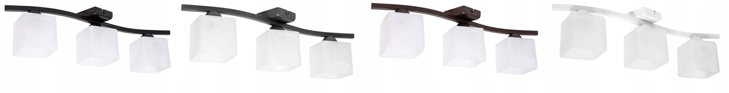 SUFITOWA LAMPA WISZĄCA PLAFON ŻYRANDOL SZKLANA LED Styl nowoczesny