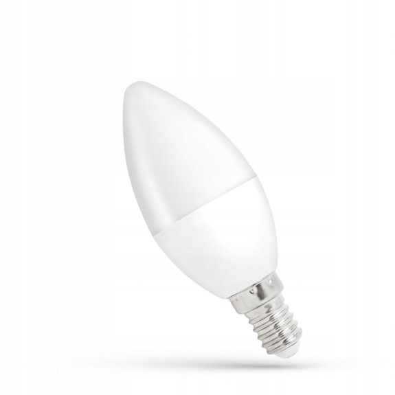 ŻARÓWKA LED ŚWIATŁO CIEPŁE E14 230V 8W ŚWIECZKA