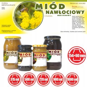 

Etykieta duża miód Nawłociowy 100szt nawłoć