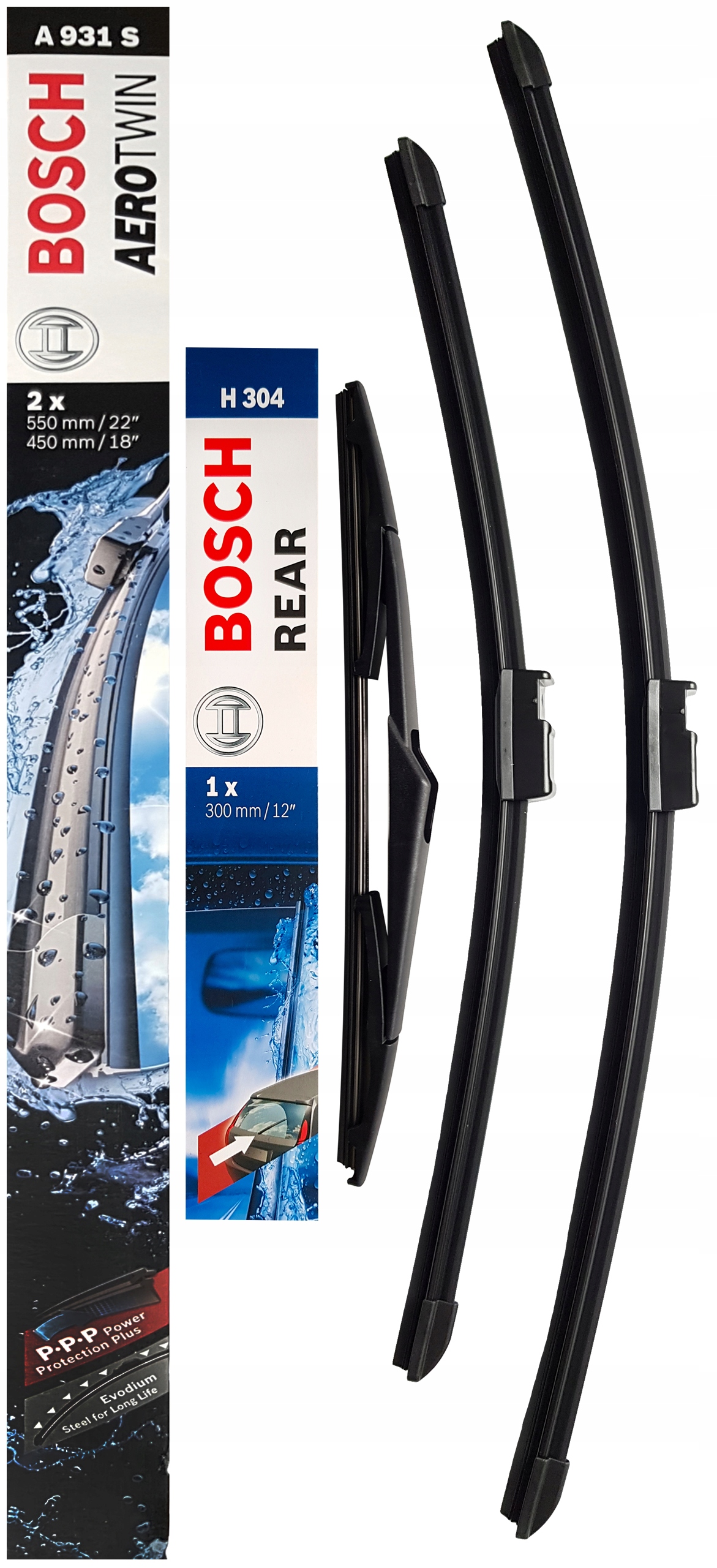 

Bosch Wycieraczki Przód Tył Opel Astra H