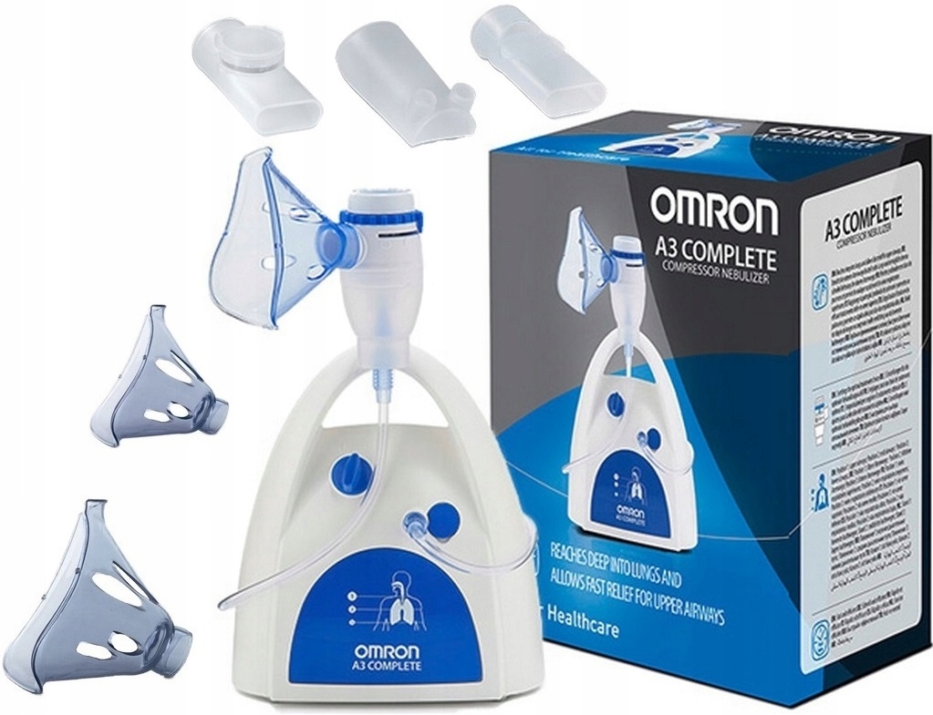 

Inhalator Nebulizator Omron A3 Reg.cząstki+gratisy