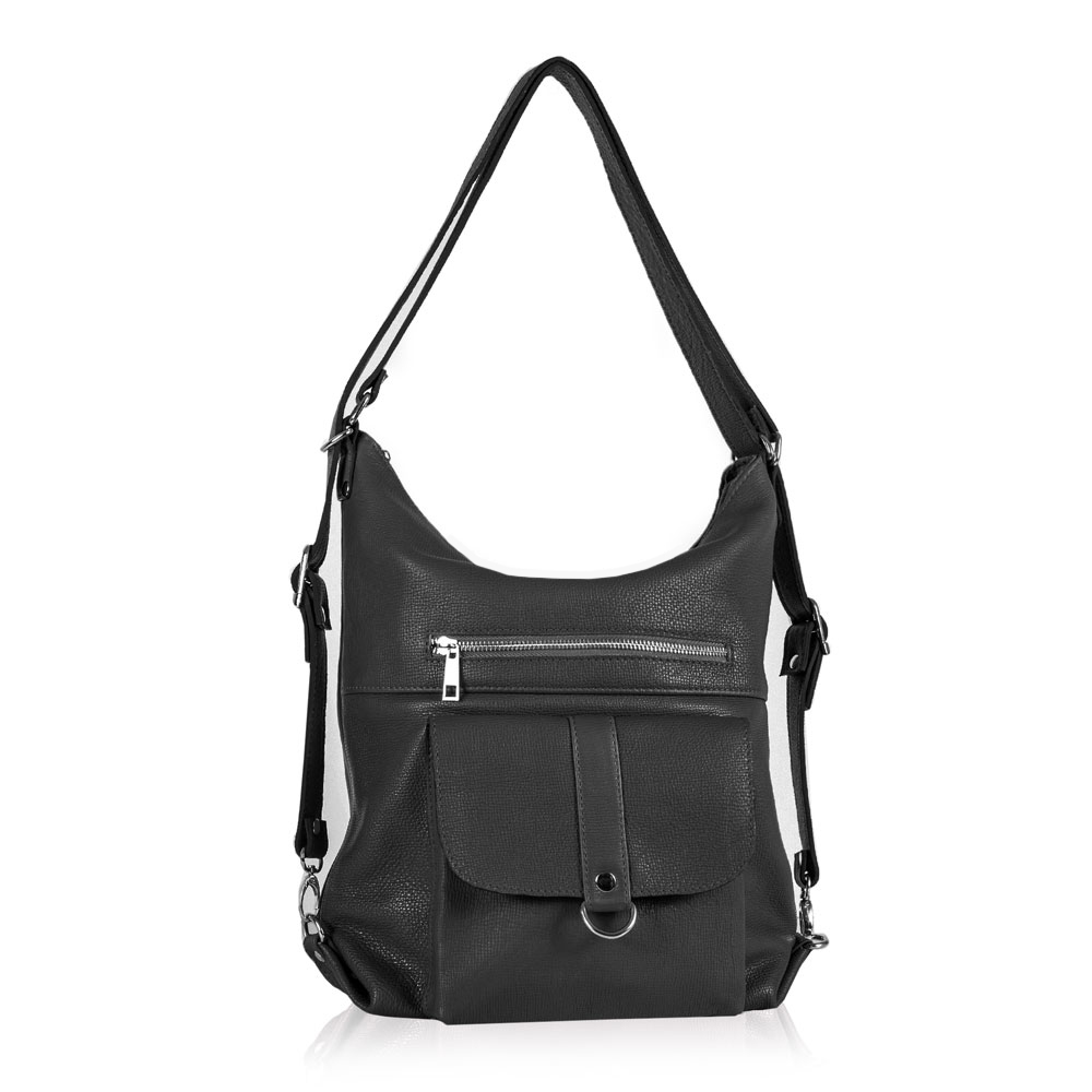 TOREBKA DAMSKA PLECAK 2W1 WŁOSKA SKÓRA NATURALNA Płeć kobieta