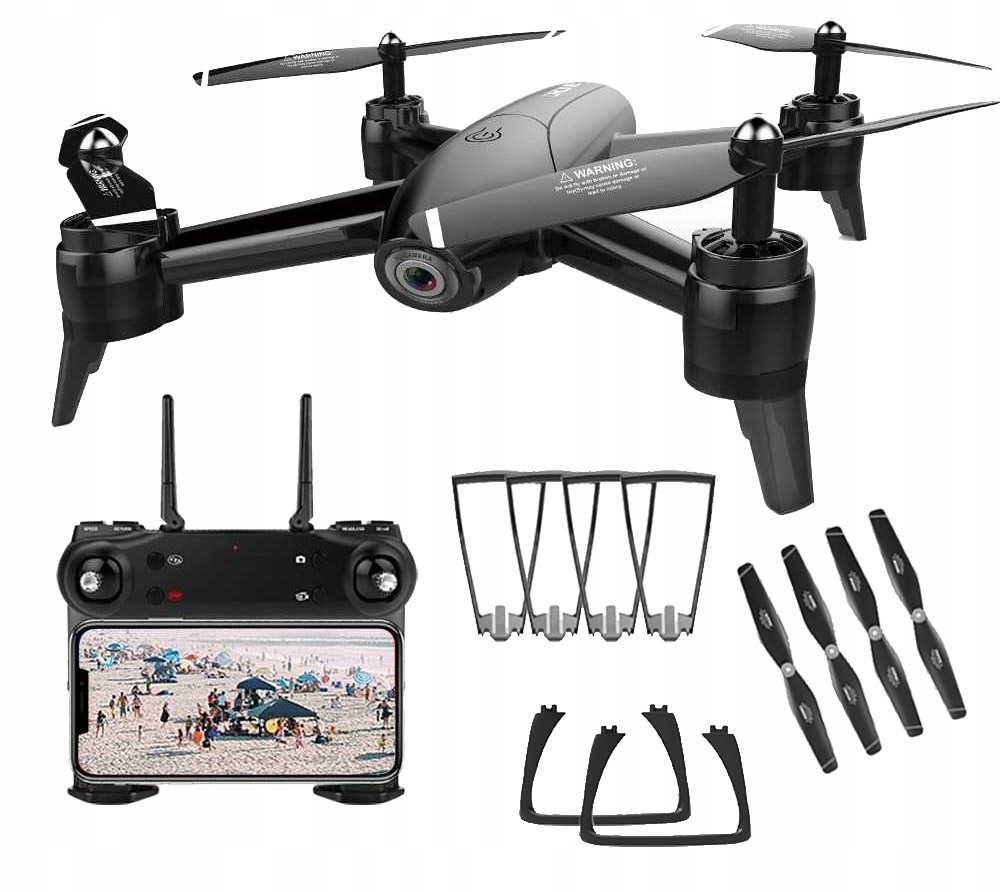 

Dron Pro SG106 Dwie Kamery 4K Hd WiFi Zawis Fpv Rc