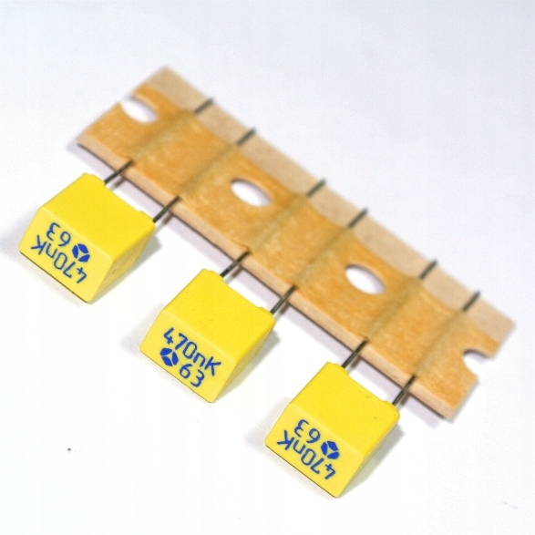 

Kondensator Mkt 470nK/63V Thomson 5% [9szt] #N12D