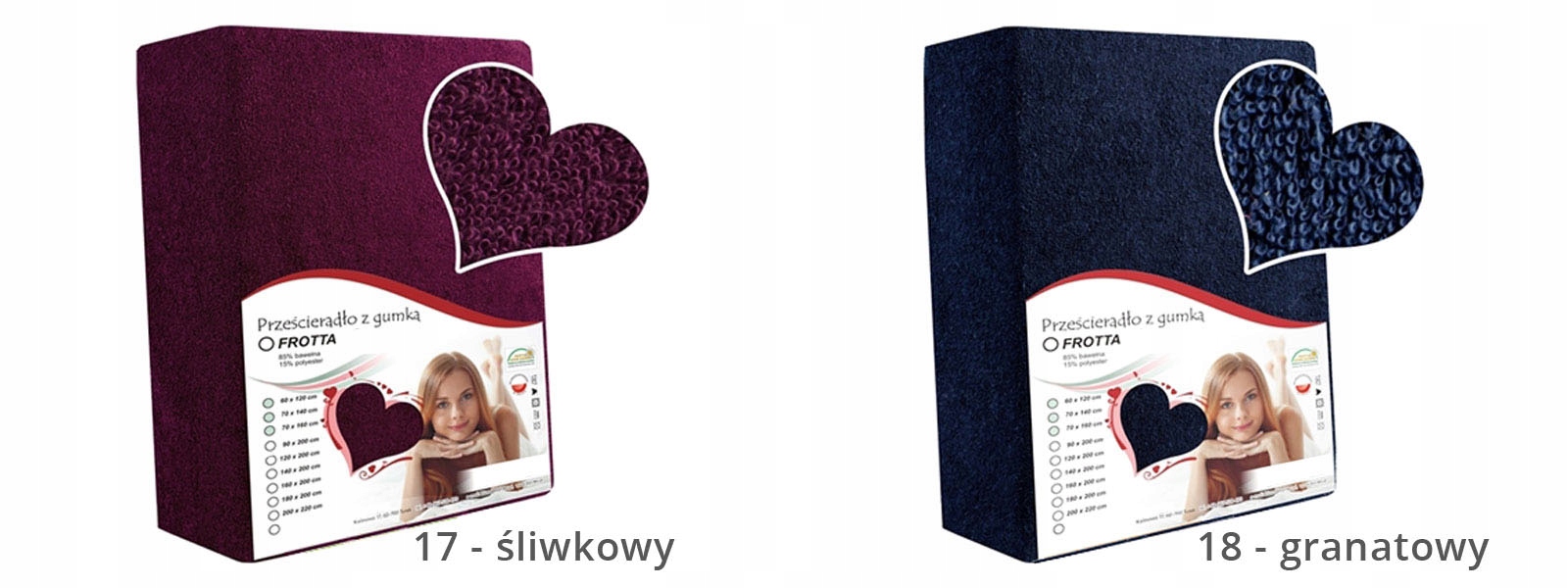 SZARE GRUBE PRZEŚCIERADŁO FROTOWE 140/200 cm FROTA Marka inna
