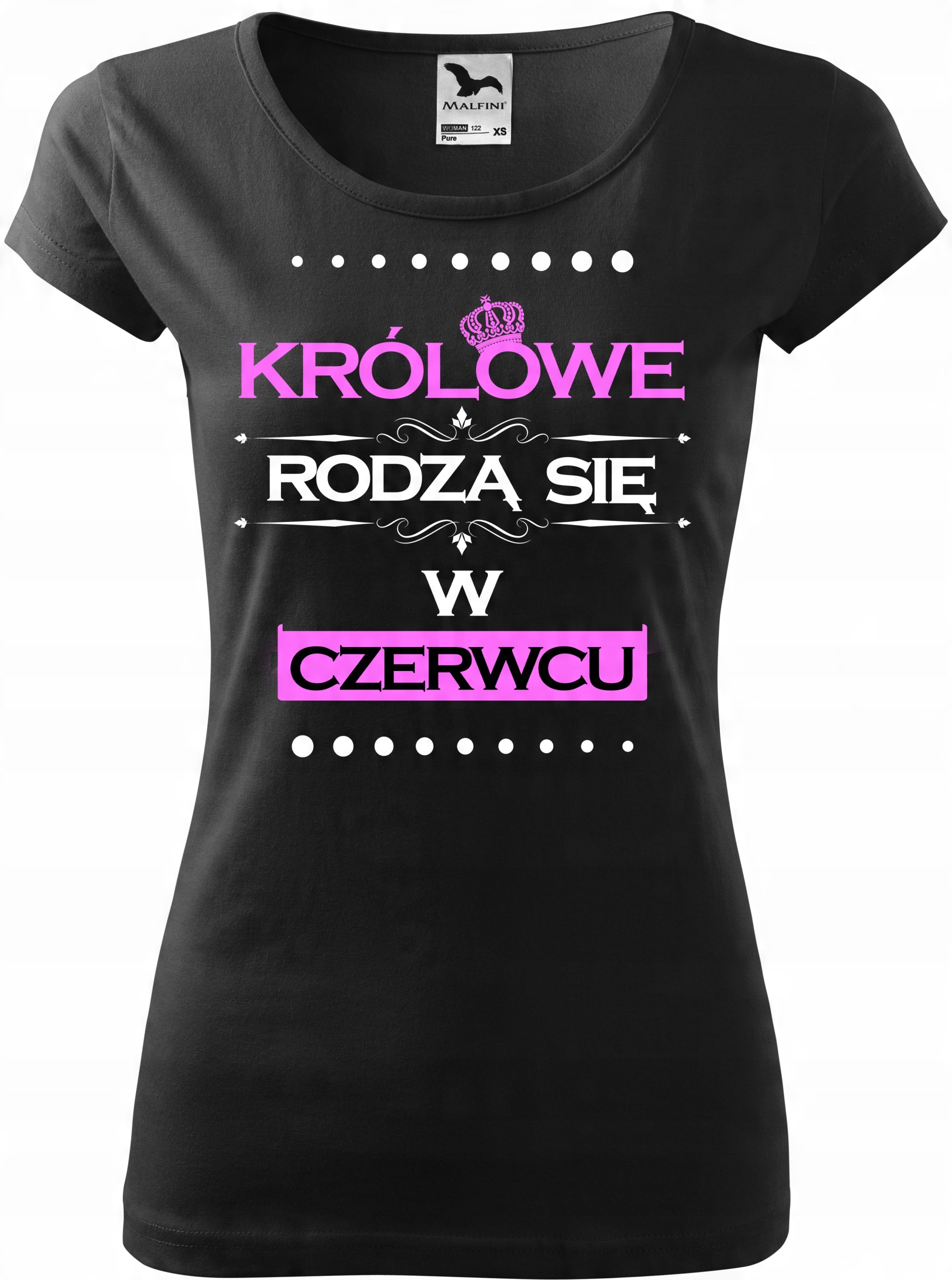 

Koszulka Królowe rodzą się w... na urodziny r S