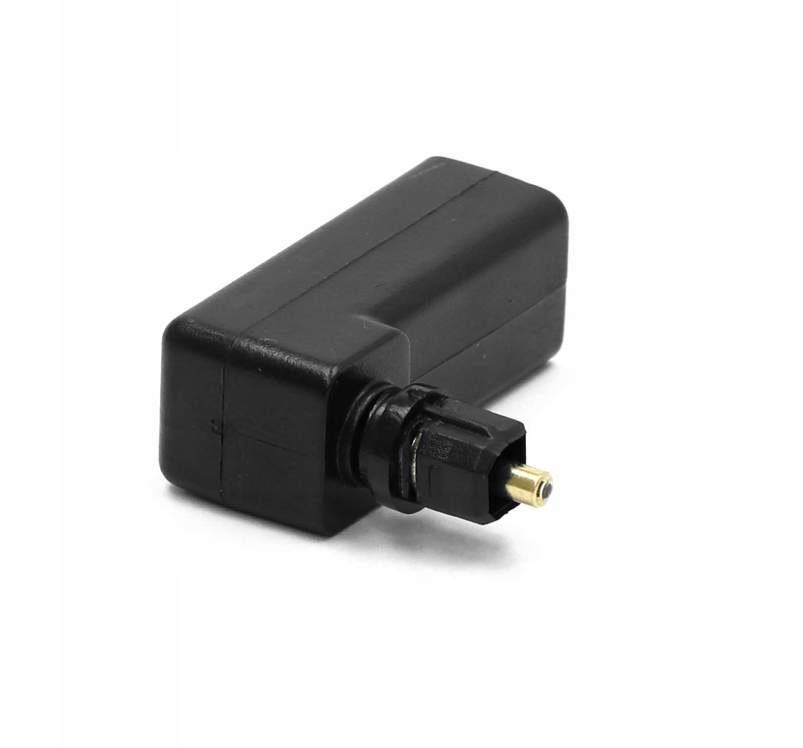 Przejściówka Kątowa prawa wtyk TOSLINK (F) (M) Marka Novaza Tech